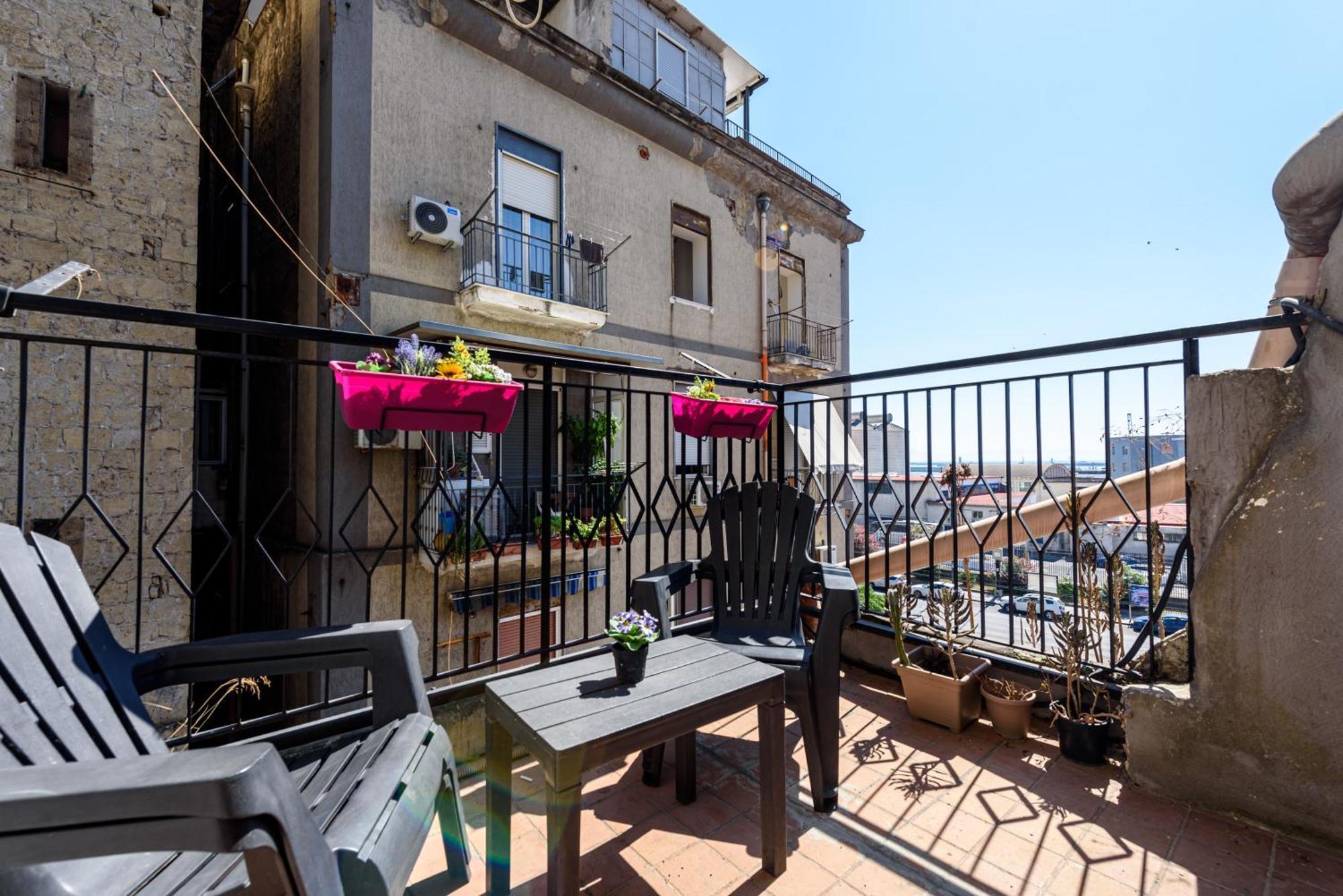那不勒斯La Terrazzina Sul Porto公寓 外观 照片